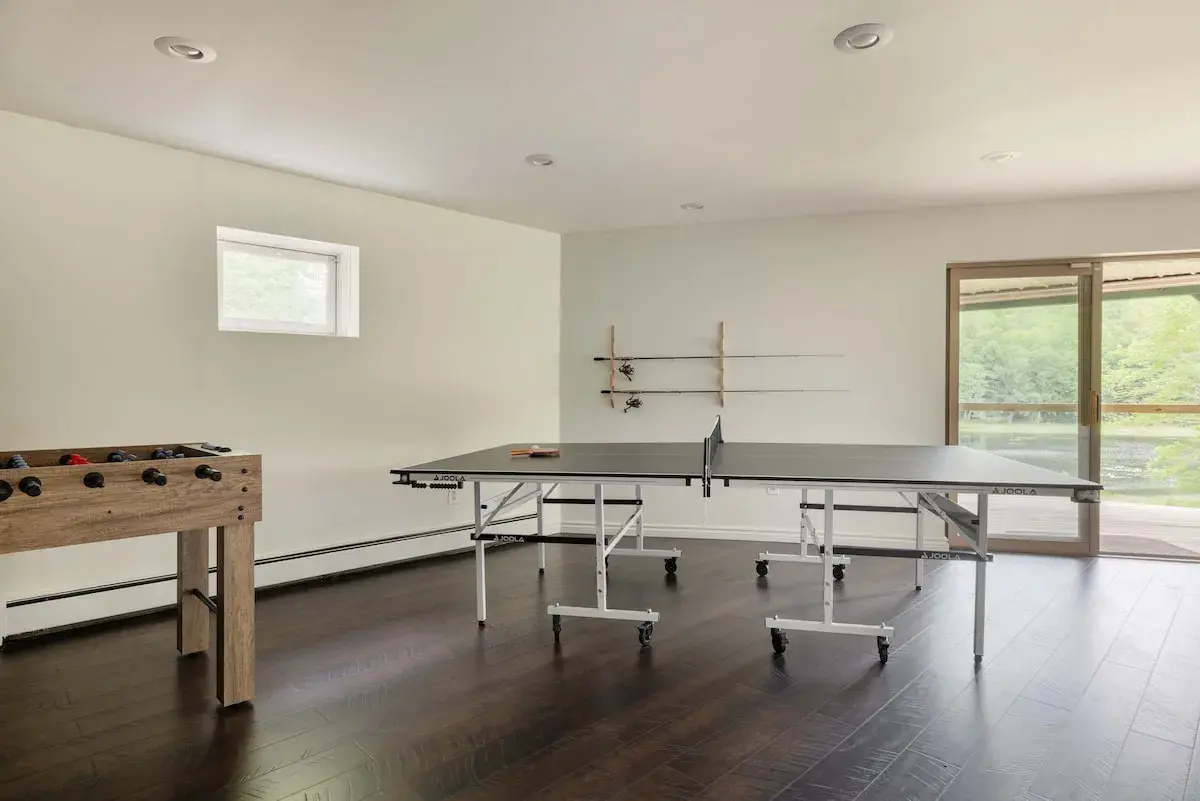 Ping pong and foosball